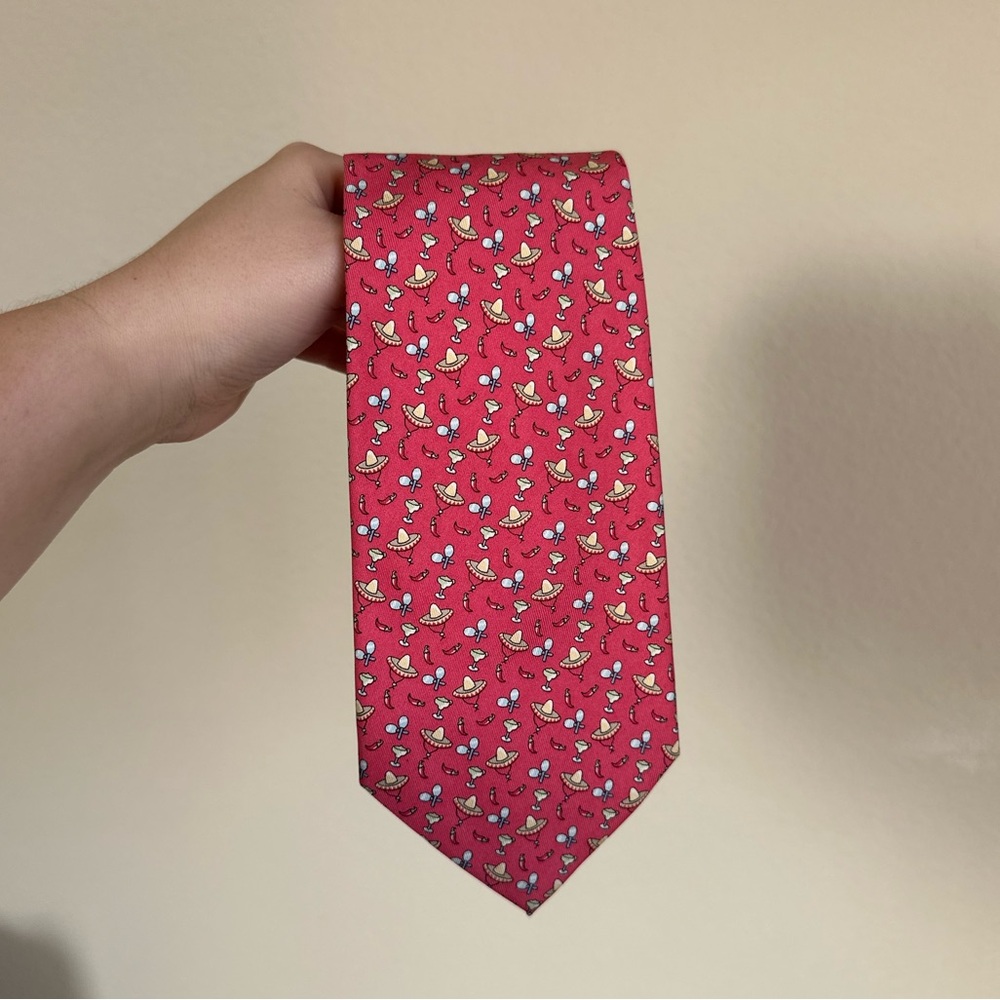 Vineyard Vines Cinco De Mayo Print Silk Tie
